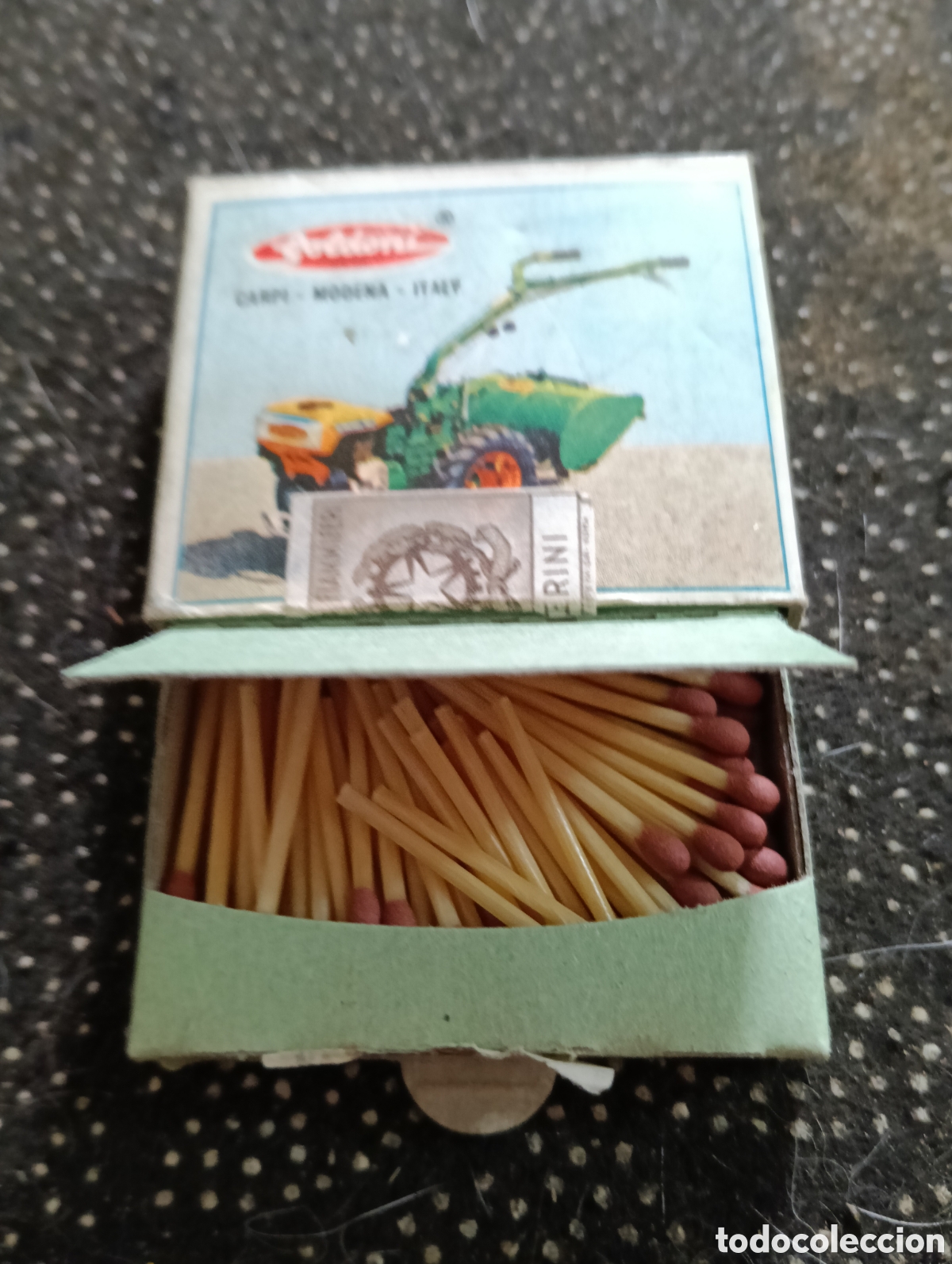 Coleccionismo: Caja de cerillas completa GORDINI CARPI MODENA ITALY