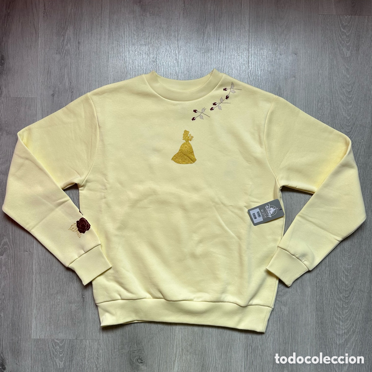 Coleccionismo: Sudadera Bella para mujer, La Bella y la Bestia, Disney Store, Talla S.