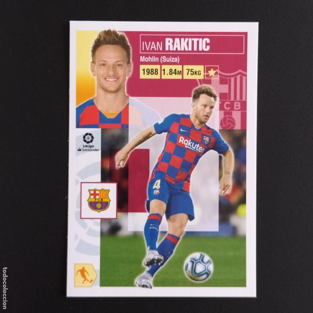 Coleccionismo: N&ordm; 13 A IVAN RAKITIC FC BARCELONA CROMOS LALIGA SANTANDER ESTE 2020 2021 20 21 LIGA PANINI