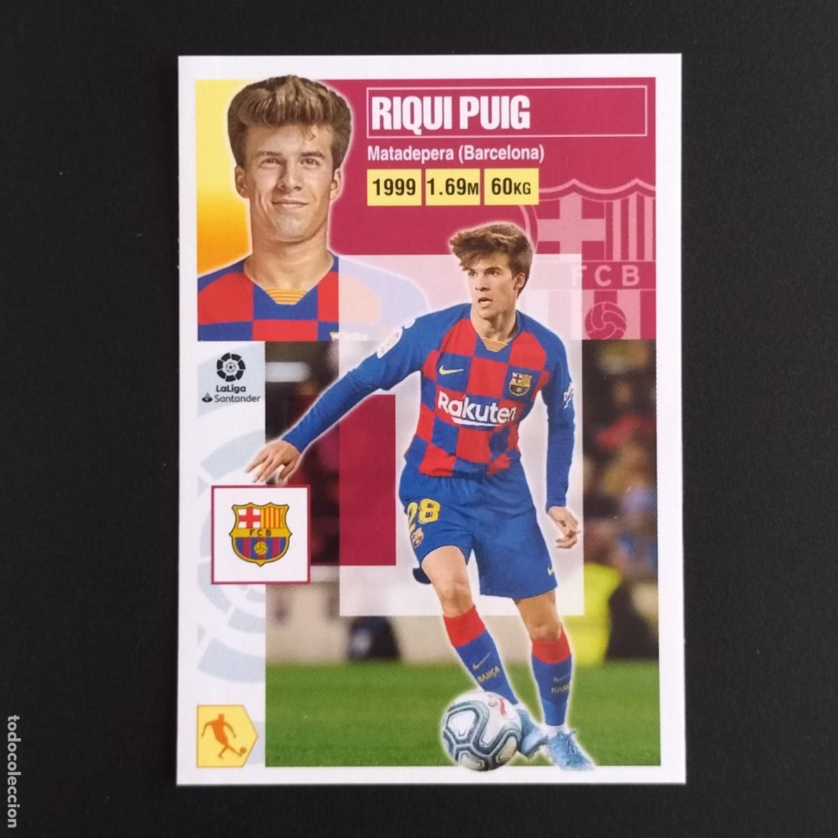 Coleccionismo: N&ordm; 13 B RIQUI PUIG FC BARCELONA CROMOS LALIGA SANTANDER ESTE 2020 2021 20 21 LIGA PANINI