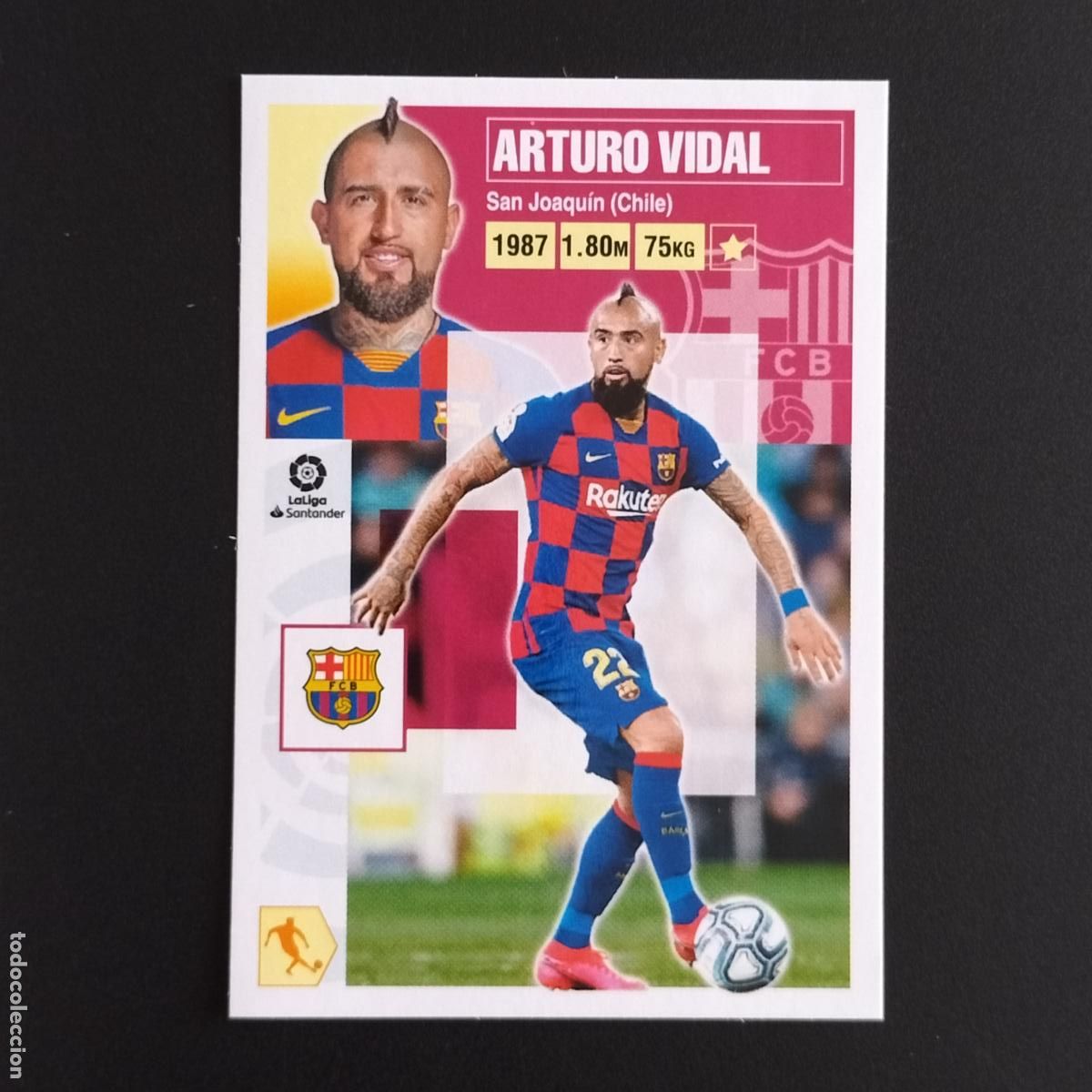 Collectionnisme: N&ordm; 14 A ARTURO VIDAL FC BARCELONA CROMOS LALIGA SANTANDER ESTE 2020 2021 20 21 LIGA PANINI