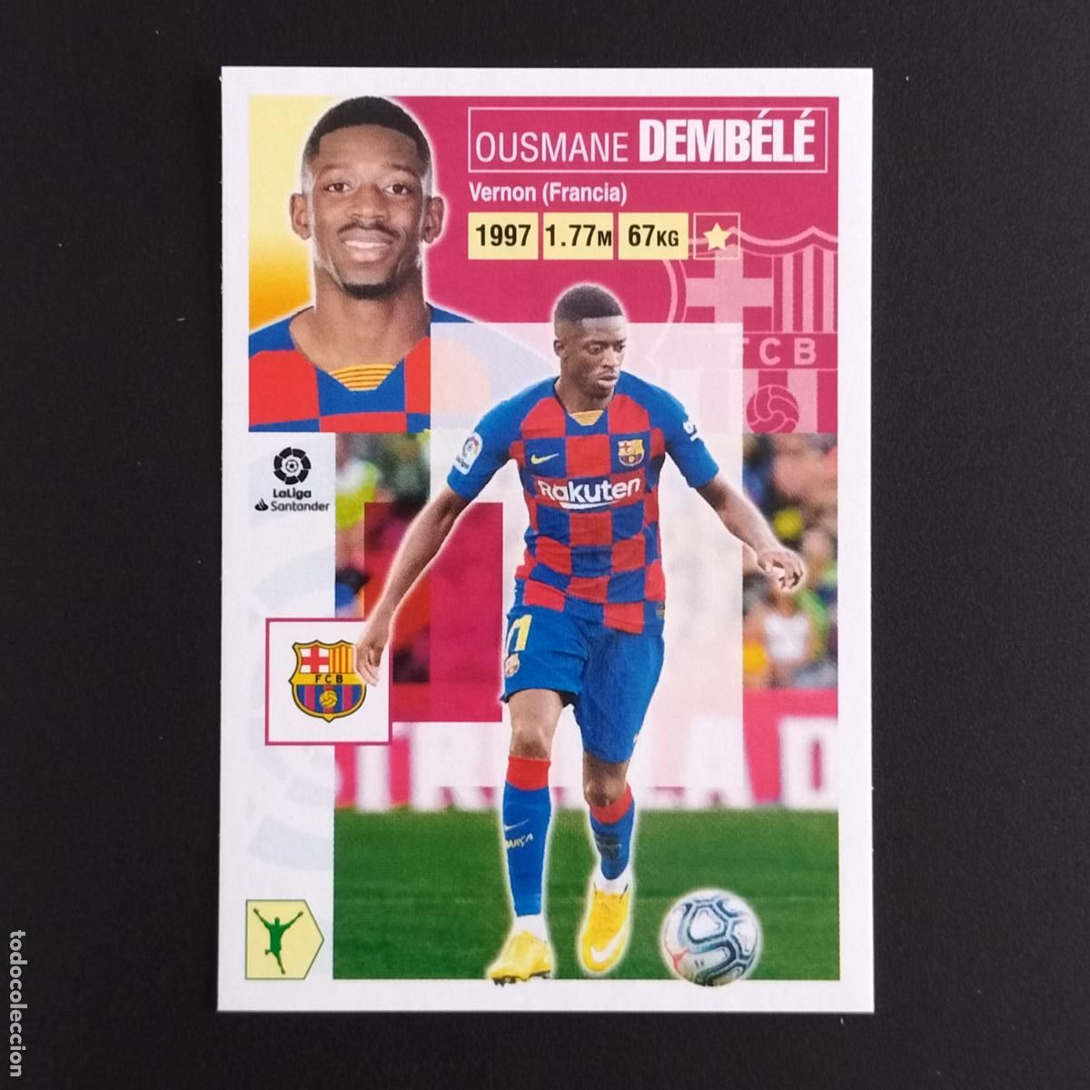 Collectionnisme: N&ordm; 14 B OUSMANE DEMBELE FC BARCELONA CROMOS LALIGA SANTANDER ESTE 2020 2021 20 21 LIGA PANINI