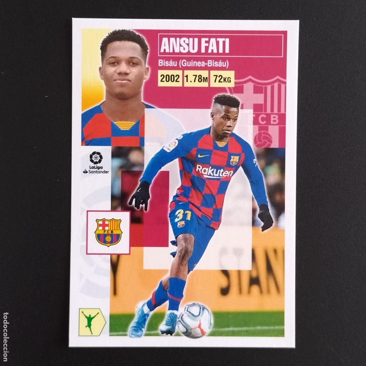 Collectionnisme: N&ordm; 17 ANSU FATI FC BARCELONA CROMOS LALIGA SANTANDER ESTE 2020 2021 20 21 LIGA PANINI