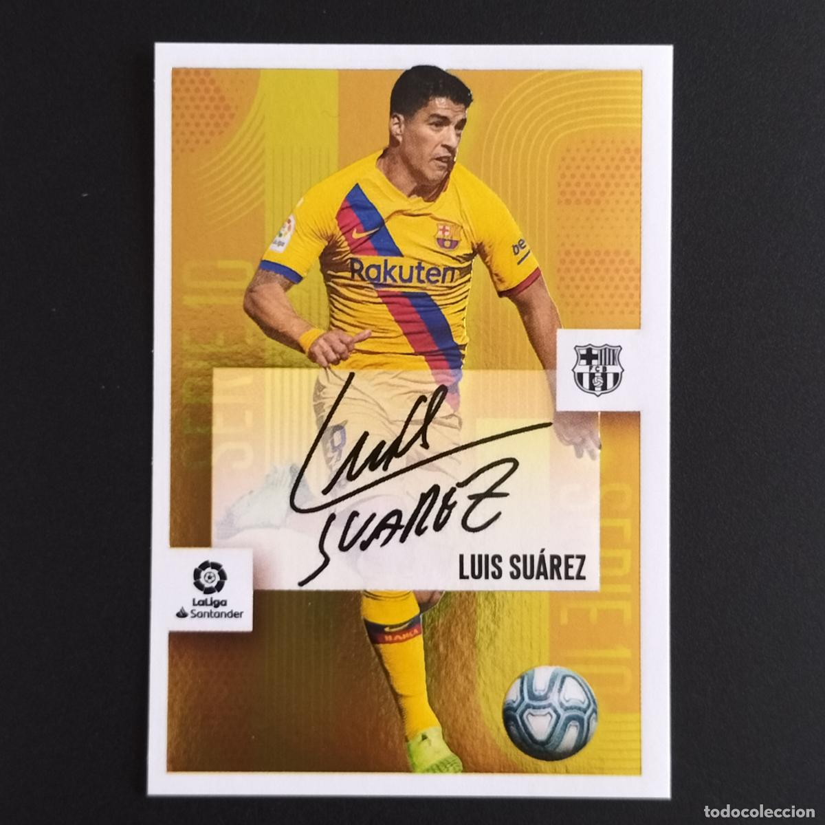 Coleccionismo: N&ordm; 14 LUIS SUAREZ AUTOGRAFO SERIE 10 FC BARCELONA LALIGA SANTANDER ESTE 2020 2021 20 21 LIGA PANINI