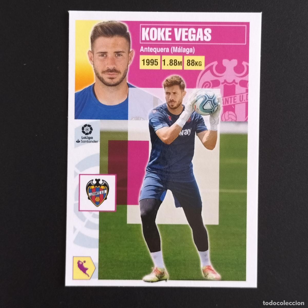 Coleccionismo: N&ordm; 3 KOKE VEGAS LEVANTE CROMOS LALIGA SANTANDER ESTE 2020 2021 20 21 LIGA PANINI