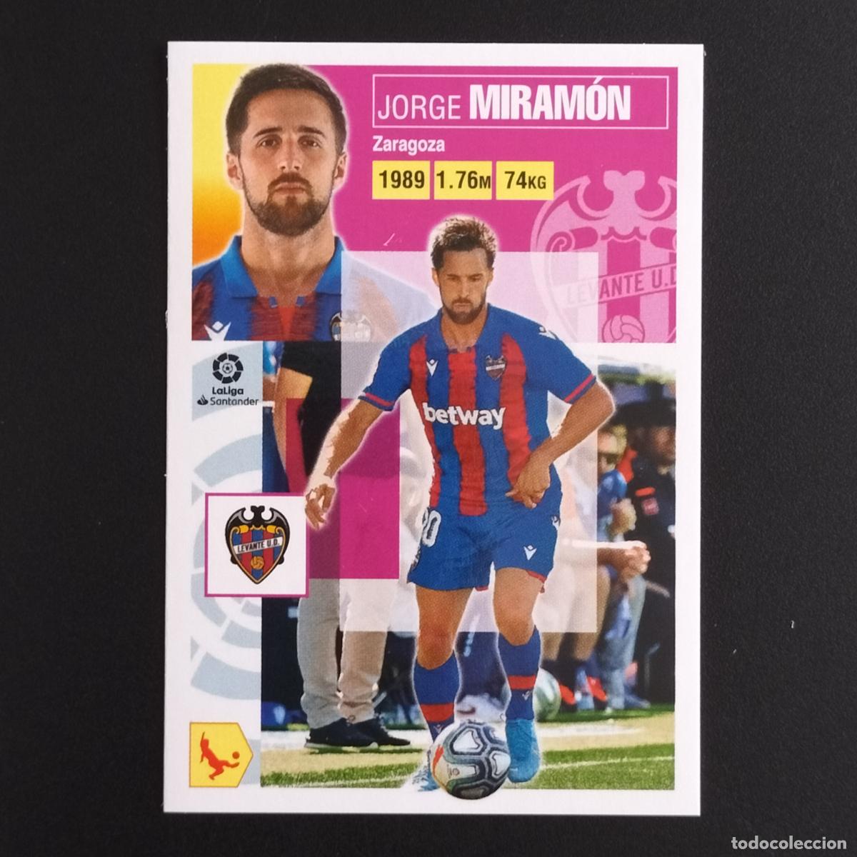 Coleccionismo: N&ordm; 5 MIRAMON LEVANTE CROMOS LALIGA SANTANDER ESTE 2020 2021 20 21 LIGA PANINI