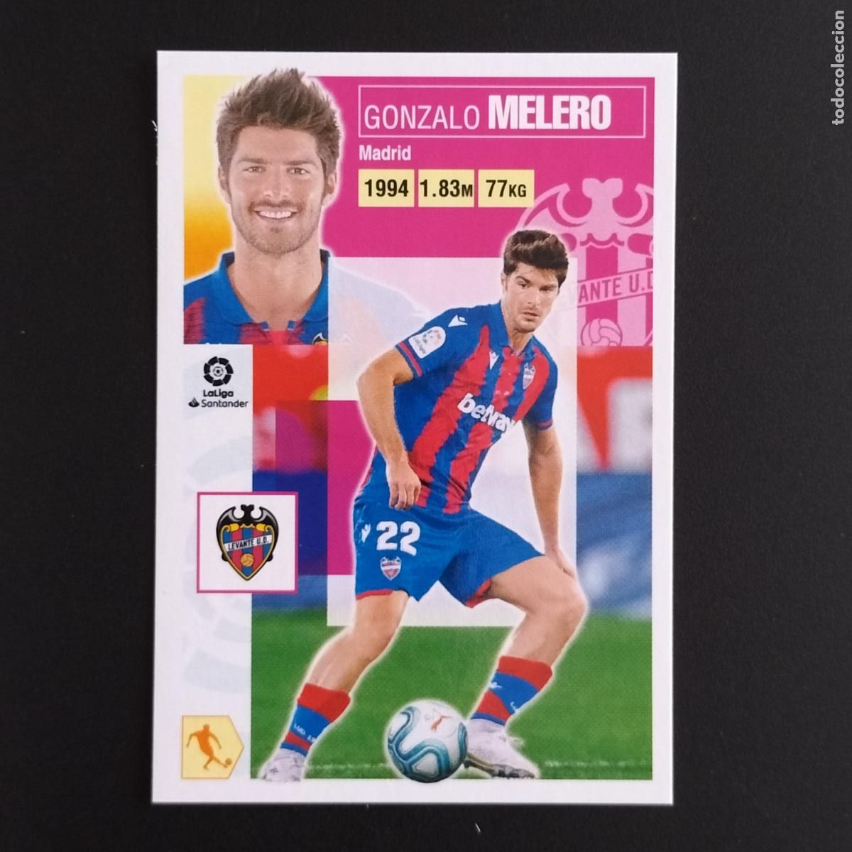 Coleccionismo: N&ordm; 12 MELERO LEVANTE CROMOS LALIGA SANTANDER ESTE 2020 2021 20 21 LIGA PANINI