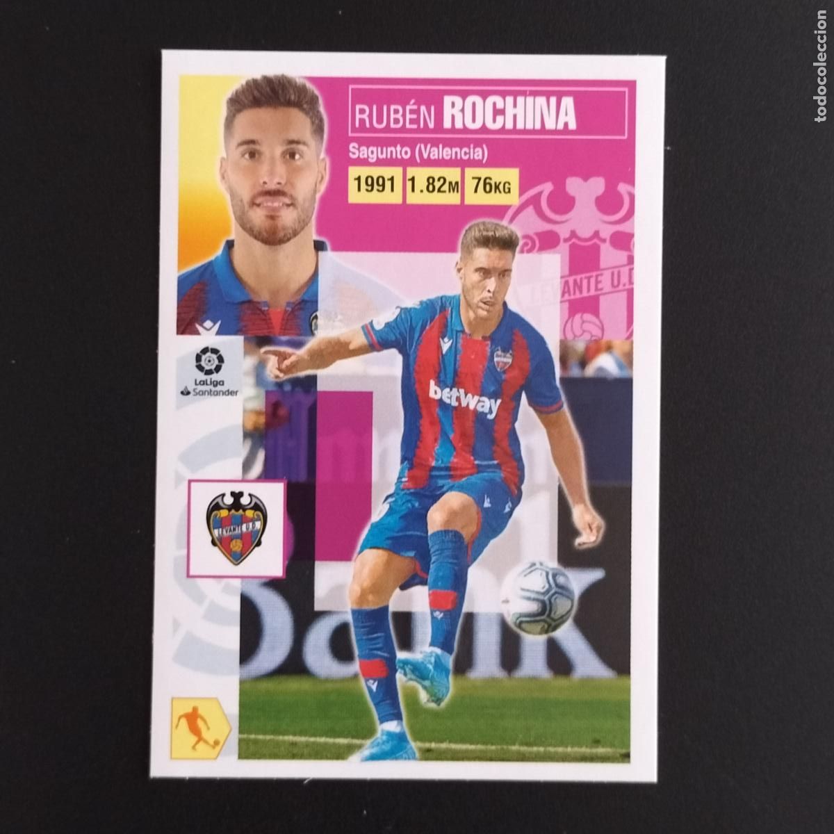 Coleccionismo: N&ordm; 15 A ROCHINA LEVANTE CROMOS LALIGA SANTANDER ESTE 2020 2021 20 21 LIGA PANINI