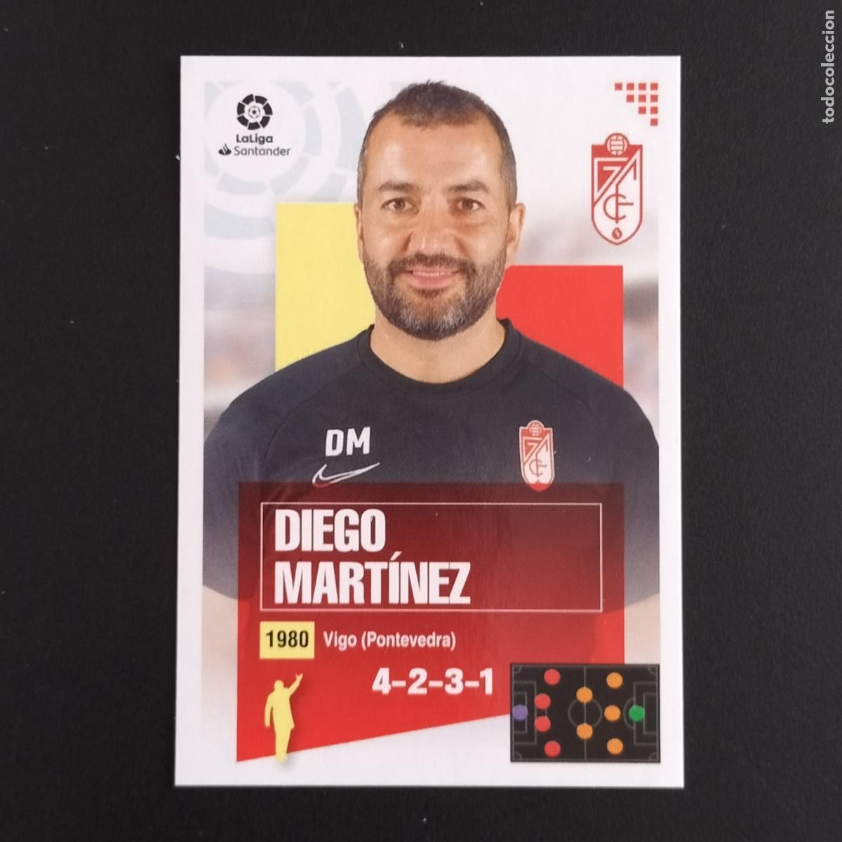 Coleccionismo: N&ordm; 1 DIEGO MARTINEZ ENTRENADOR GRANADA CROMOS LALIGA SANTANDER ESTE 2020 2021 20 21 LIGA PANINI