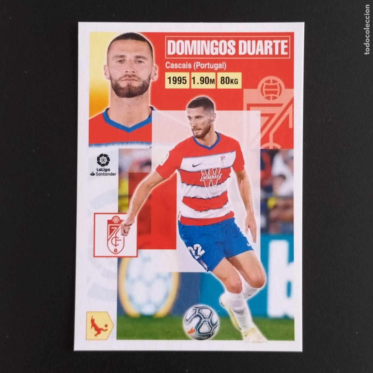 Coleccionismo: N&ordm; 7 DOMINGOS DUARTE GRANADA CROMOS LALIGA SANTANDER ESTE 2020 2021 20 21 LIGA PANINI