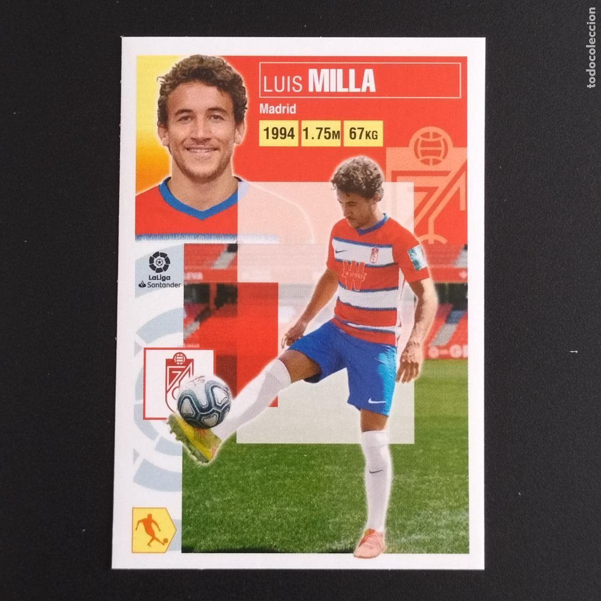 Coleccionismo: N&ordm; 13 MILLA GRANADA CROMOS LALIGA SANTANDER ESTE 2020 2021 20 21 LIGA PANINI