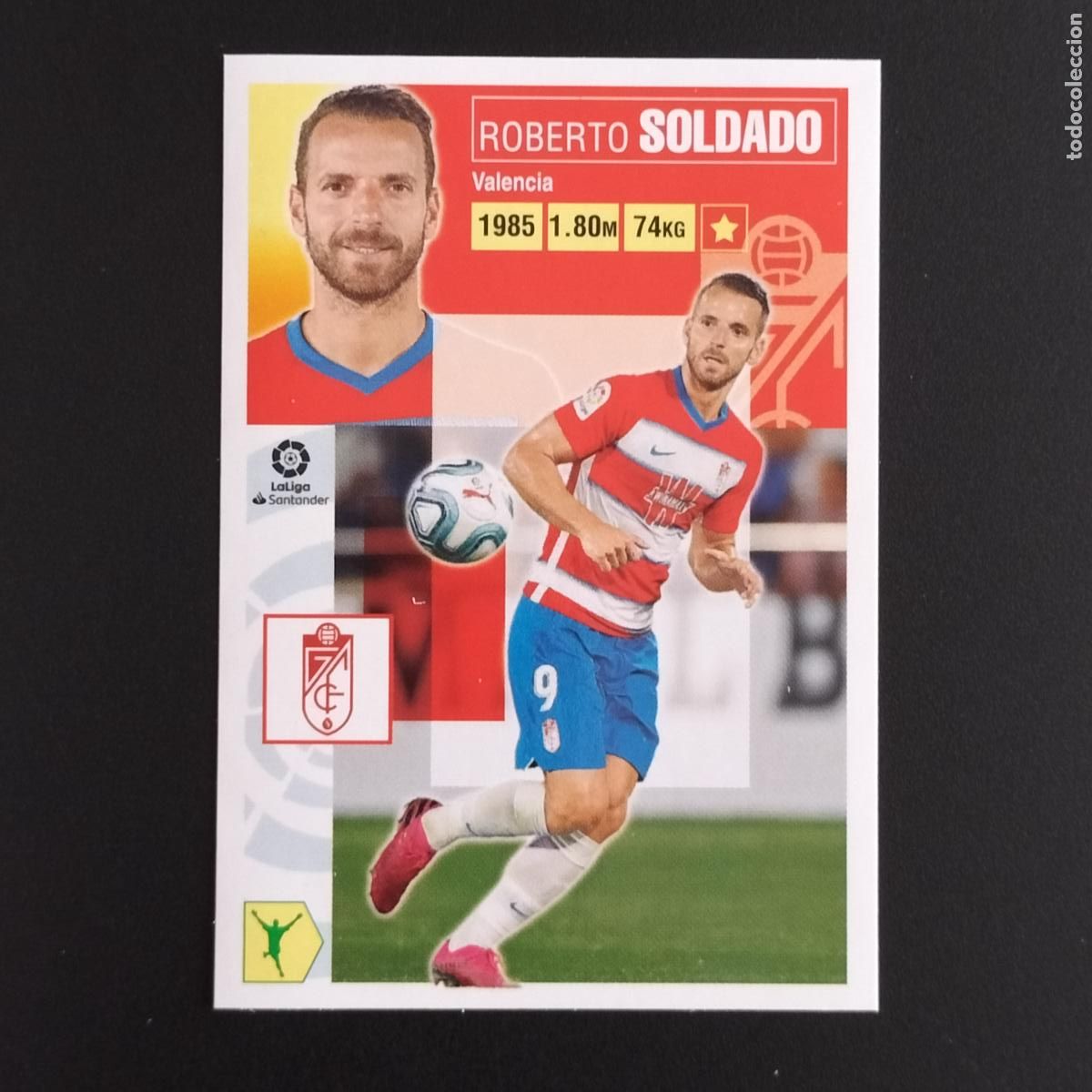 Coleccionismo: N&ordm; 18 SOLDADO GRANADA CROMOS LALIGA SANTANDER ESTE 2020 2021 20 21 LIGA PANINI