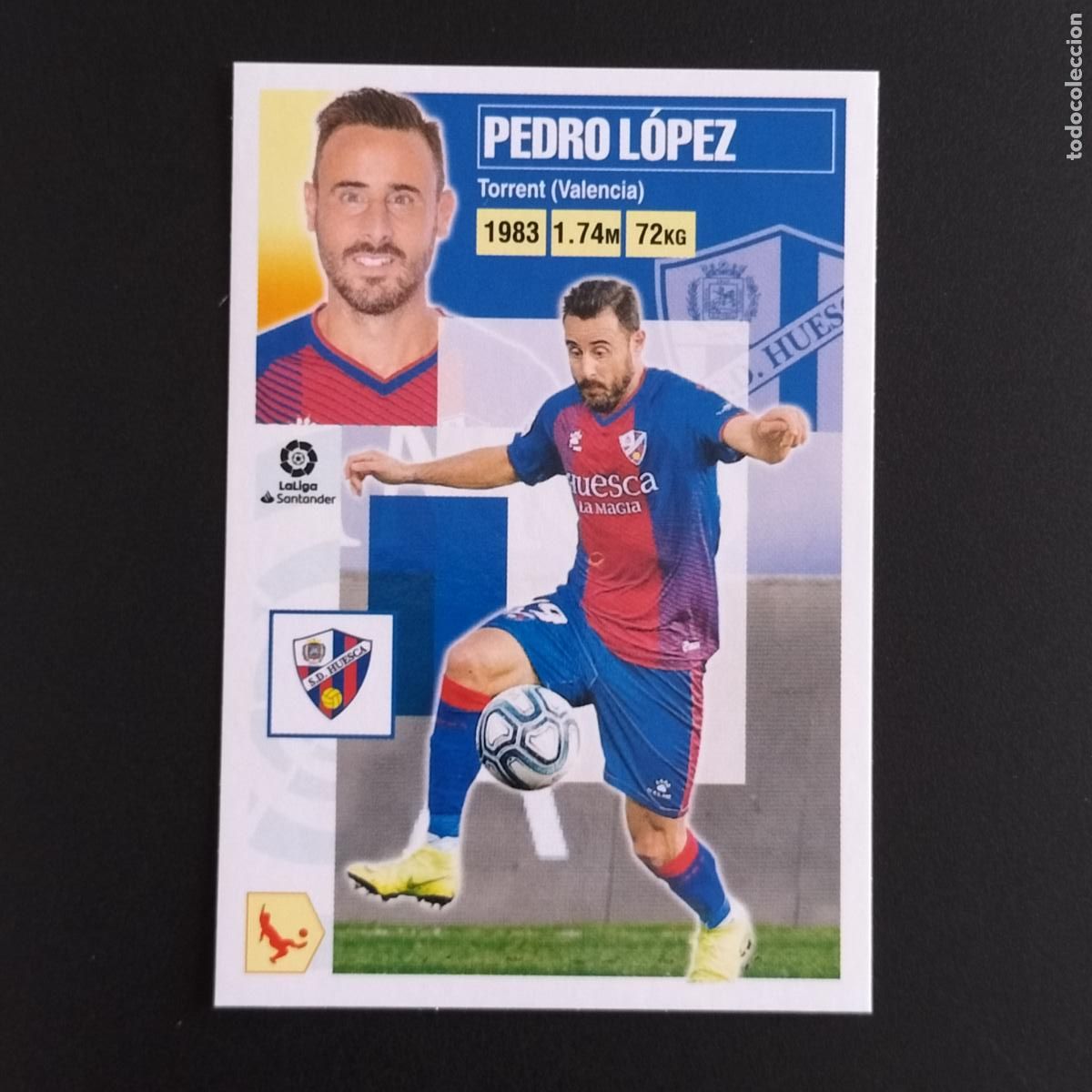 Coleccionismo: N&ordm; 4 PEDRO LOPEZ HUESCA CROMOS LALIGA SANTANDER ESTE 2020 2021 20 21 LIGA PANINI