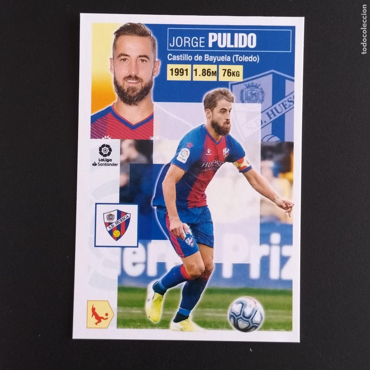 Coleccionismo: N&ordm; 7 JORGE PULIDO HUESCA CROMOS LALIGA SANTANDER ESTE 2020 2021 20 21 LIGA PANINI