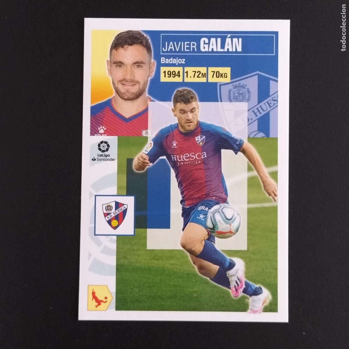 Coleccionismo: N&ordm; 8 GALAN HUESCA CROMOS LALIGA SANTANDER ESTE 2020 2021 20 21 LIGA PANINI