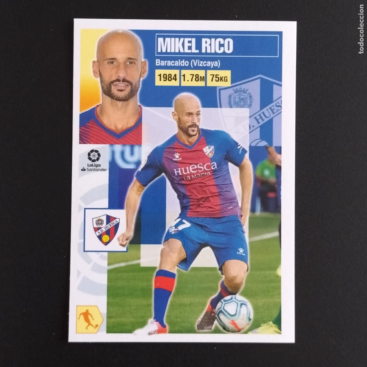 Coleccionismo: N&ordm; 10 MIKEL RICO HUESCA CROMOS LALIGA SANTANDER ESTE 2020 2021 20 21 LIGA PANINI