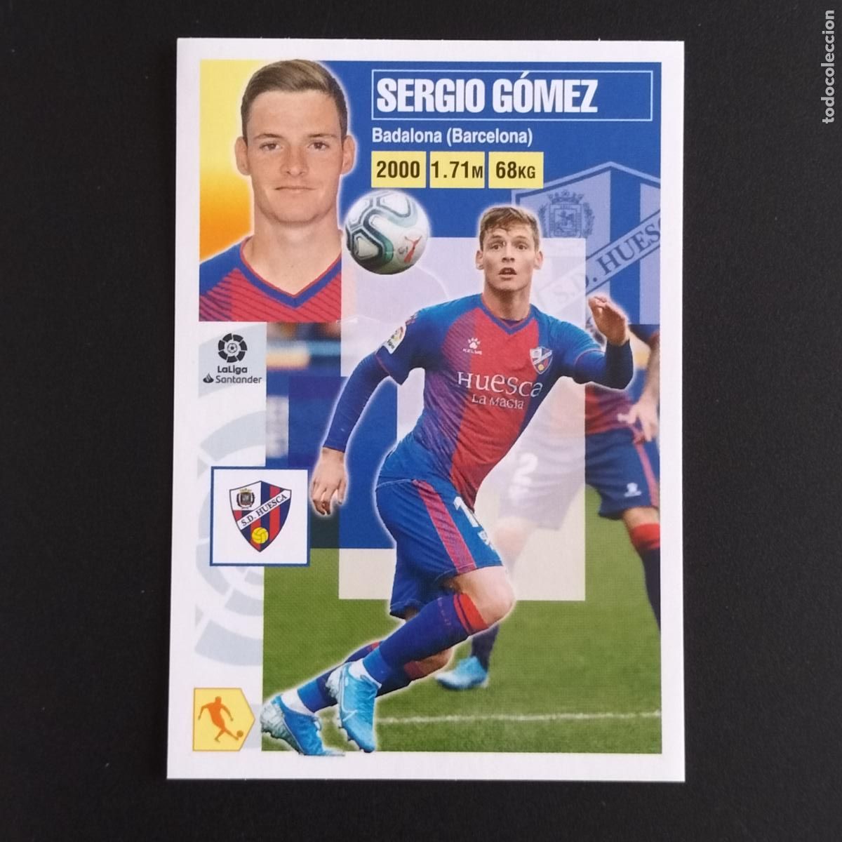 Coleccionismo: N&ordm; 12 B SERGIO GOMEZ HUESCA CROMOS LALIGA SANTANDER ESTE 2020 2021 20 21 LIGA PANINI