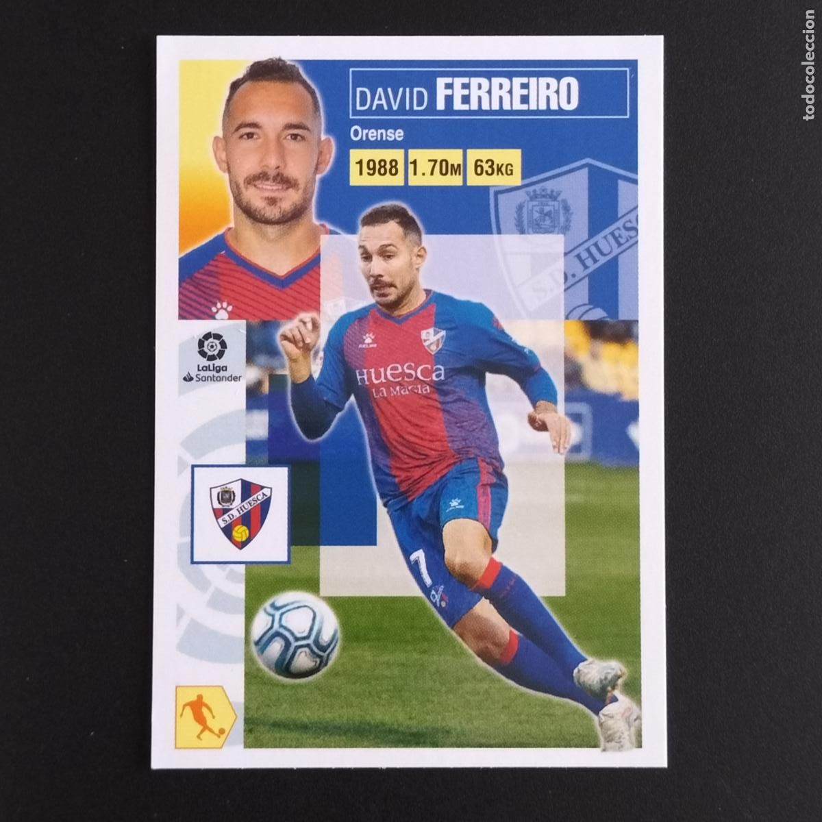 Coleccionismo: N&ordm; 15 FERREIRO HUESCA CROMOS LALIGA SANTANDER ESTE 2020 2021 20 21 LIGA PANINI