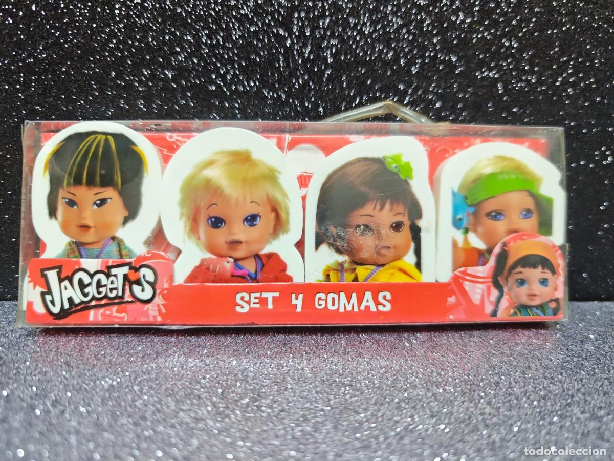 Coleccionismo: COLECCION DE GOMAS DE BORRAR MULECAS JAGGETS DE FAMOSA 2007