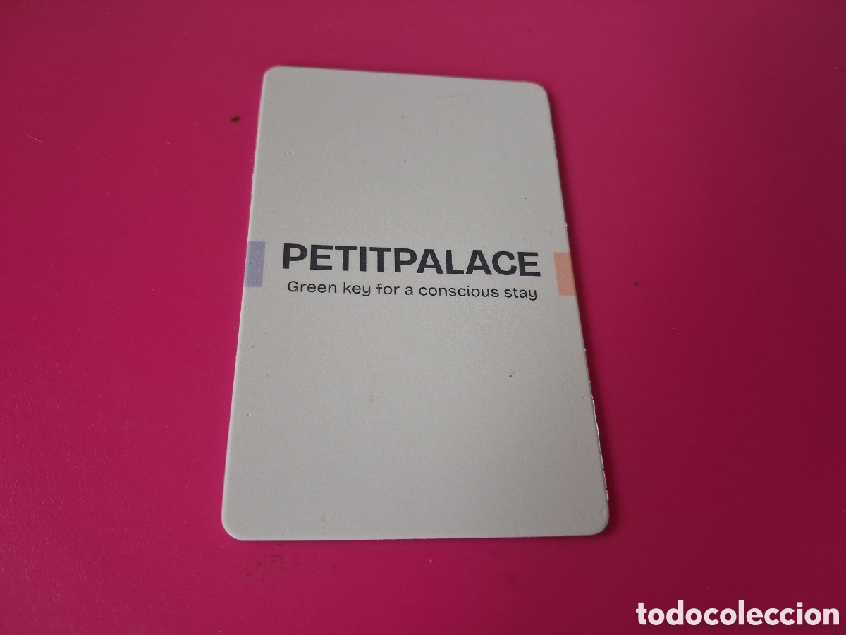 Coleccionismo: Tarjeta llave hotel petitpalace