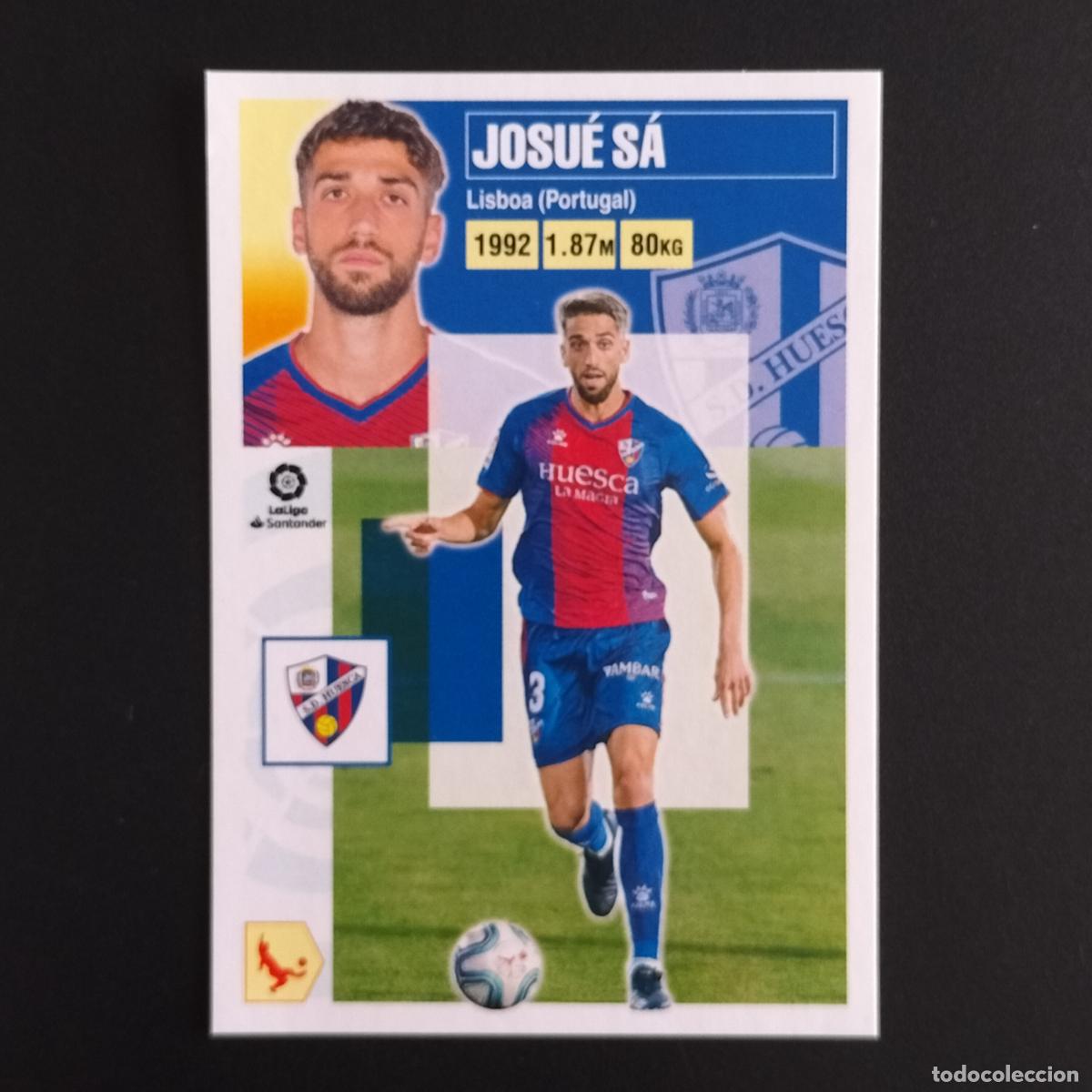 Coleccionismo: N&ordm; 6 A JOSUE SA HUESCA CROMOS LALIGA SANTANDER ESTE 2020 2021 20 21 LIGA PANINI