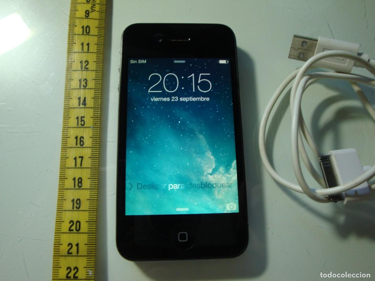 Coleccionismo: IPHONE 4 funcionando perfectamente se envia con su cable de carga original