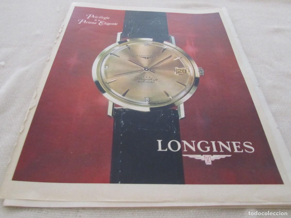 Coleccionismo: PUBLICIDAD RELOJ LONGINES, DETERGENTE ESE, A&Ntilde;OS 60