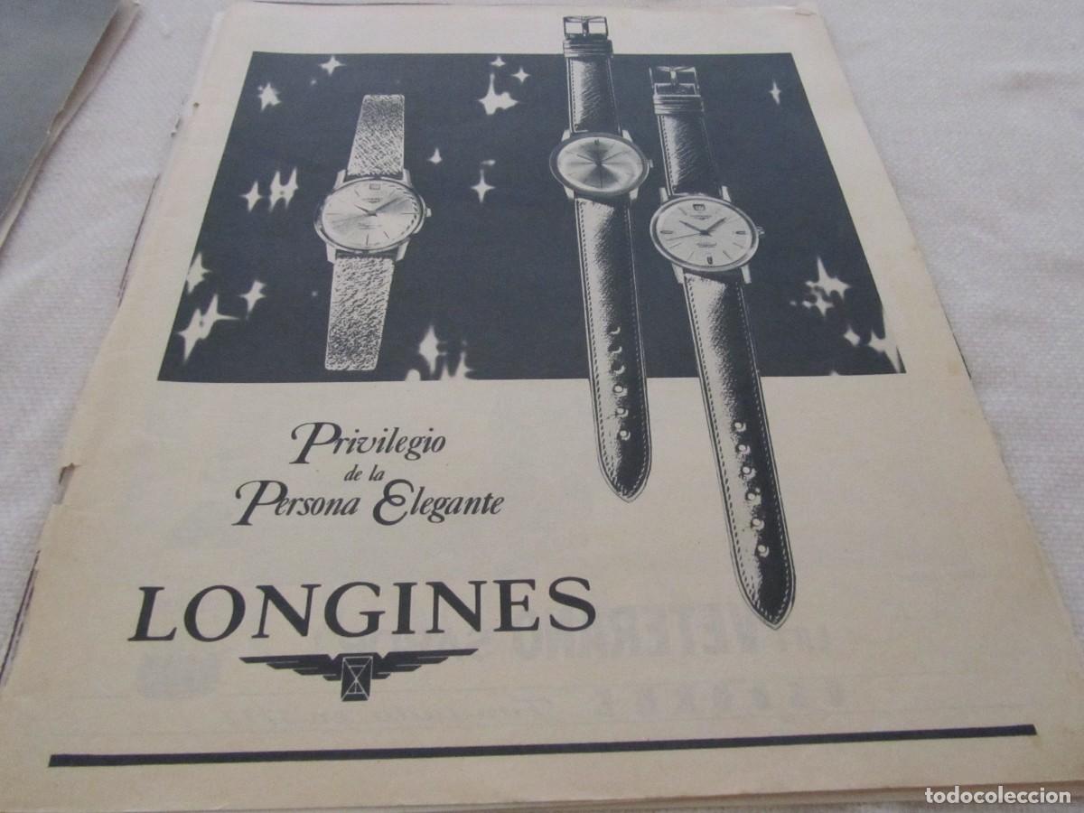 Coleccionismo: PUBLICIDAD RELOJ LONGINES, BRANDY VETERANO DE OSBORNE, A&Ntilde;OS 60