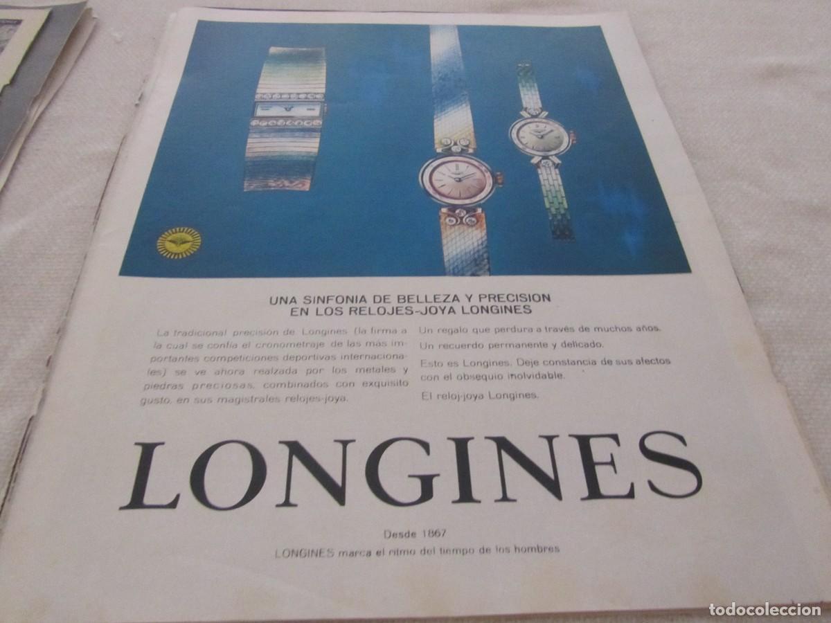 Coleccionismo: PUBLICIDAD RELOJ LONGINES, A&Ntilde;OS 60