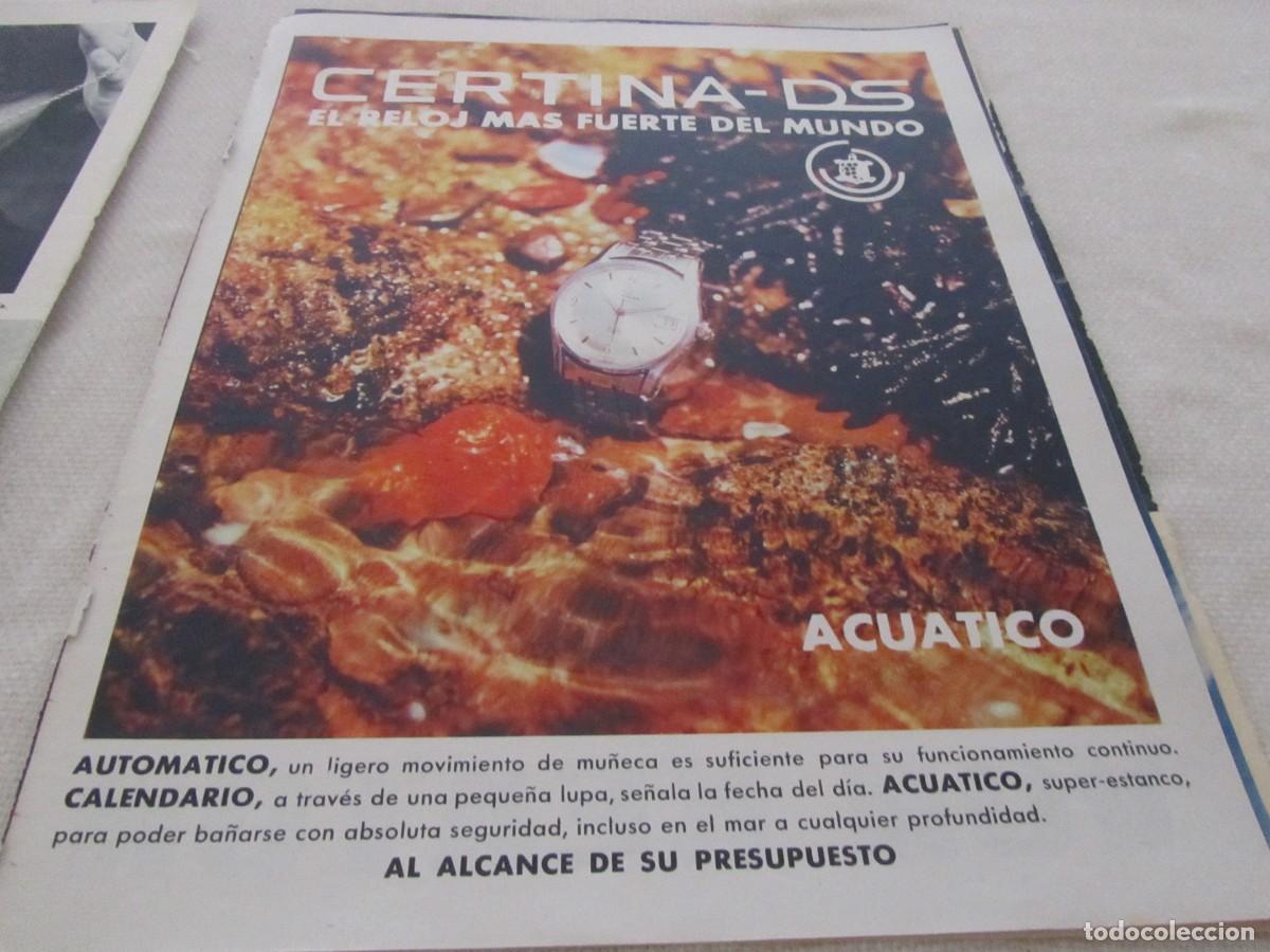 Coleccionismo: PUBLICIDAD RELOJ CERTINA, A&Ntilde;OS 60