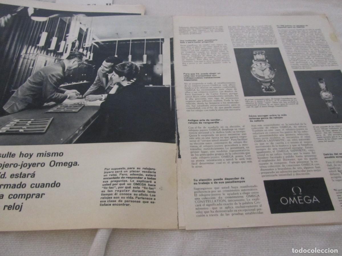 Coleccionismo: PUBLICIDAD RELOJ OMEGA, A&Ntilde;OS 60