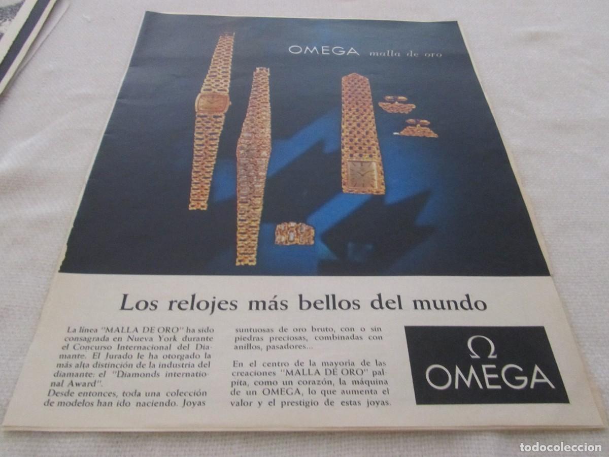 Coleccionismo: PUBLICIDAD RELOJ OMEGA, PHILIPS, A&Ntilde;OS 60