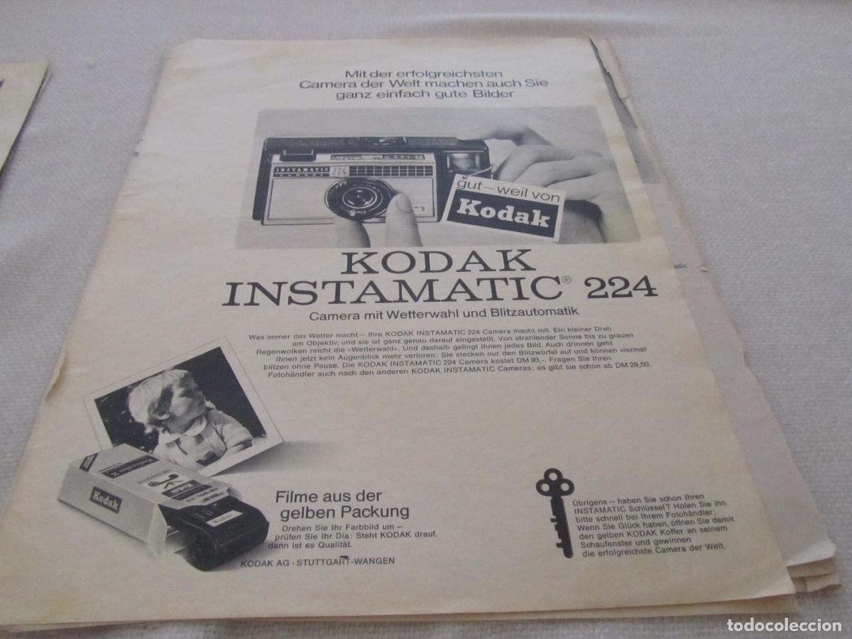 Coleccionismo: PUBLICIDAD CAMARA FOTOGRAFICA KODAK A&Ntilde;OS 60