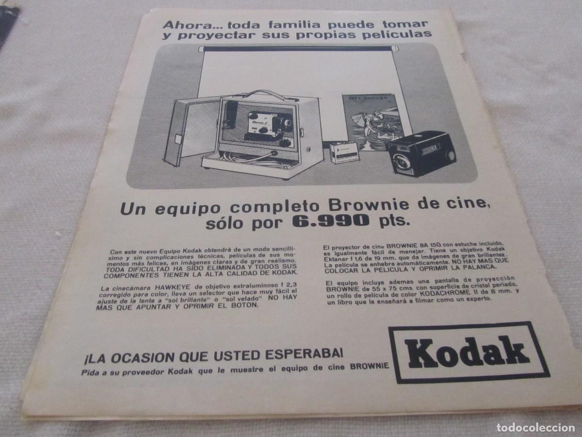 Coleccionismo: PUBLICIDAD CAMARA FOTOGRAFICA KODAK, A&Ntilde;OS 60