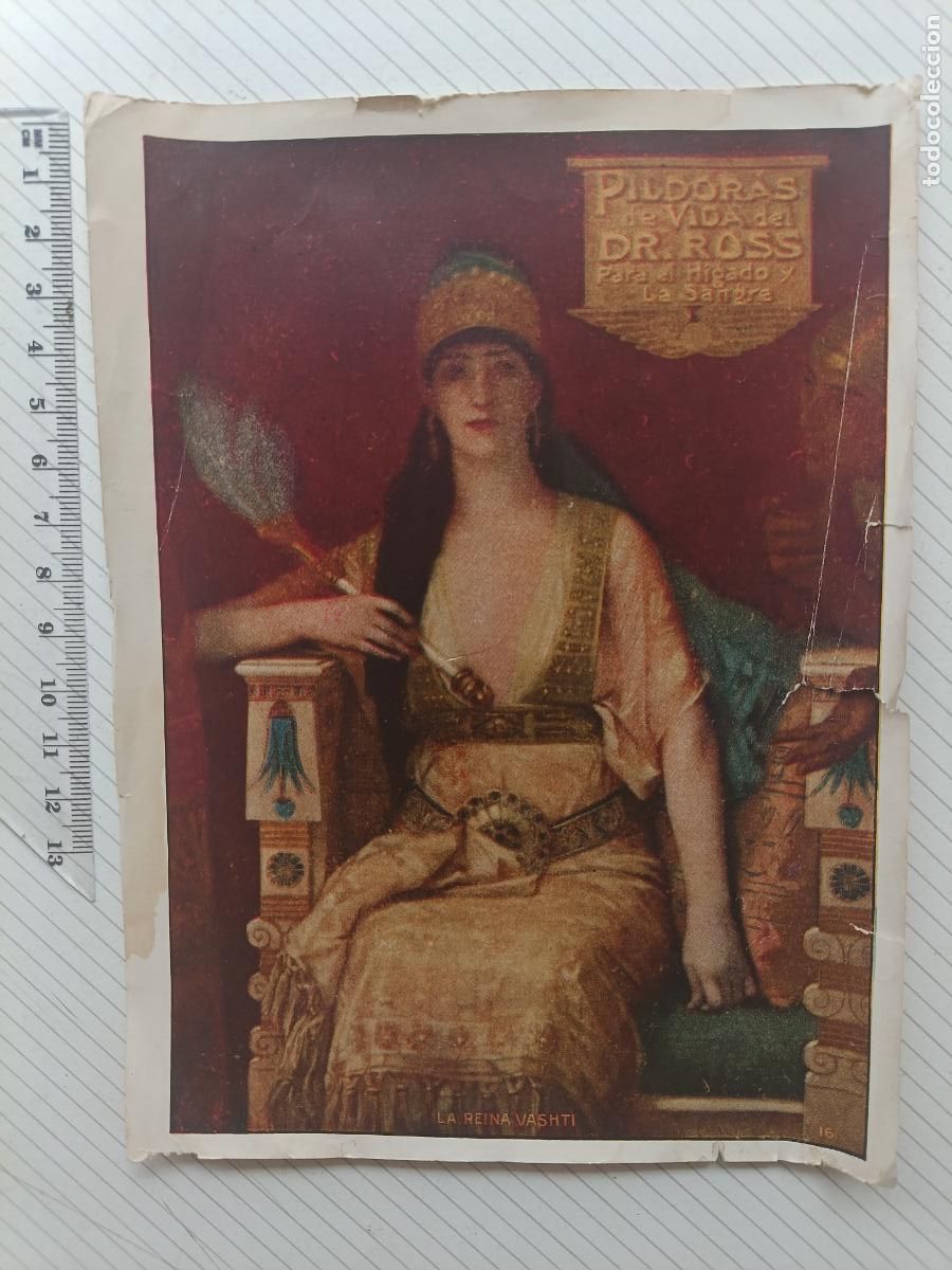 Coleccionismo: Publicidad antigua P&iacute;ldoras del Dr. Ross