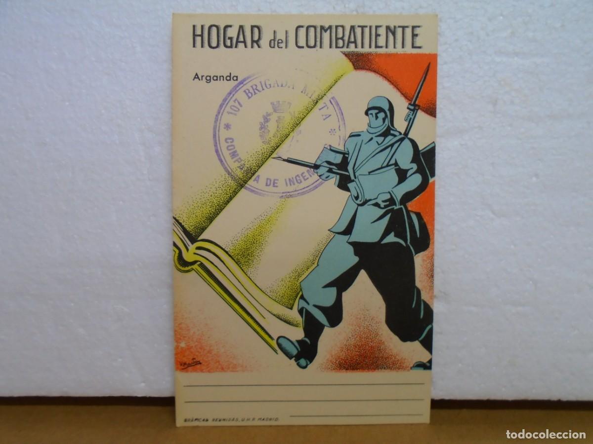 Collezionismo: GUERRA CIVIL/TARJETA POSTAL DE CAMPA&Ntilde;A/COMISARIADO GRAL.DE GUERRA-HOGAR DEL SOLDADO.