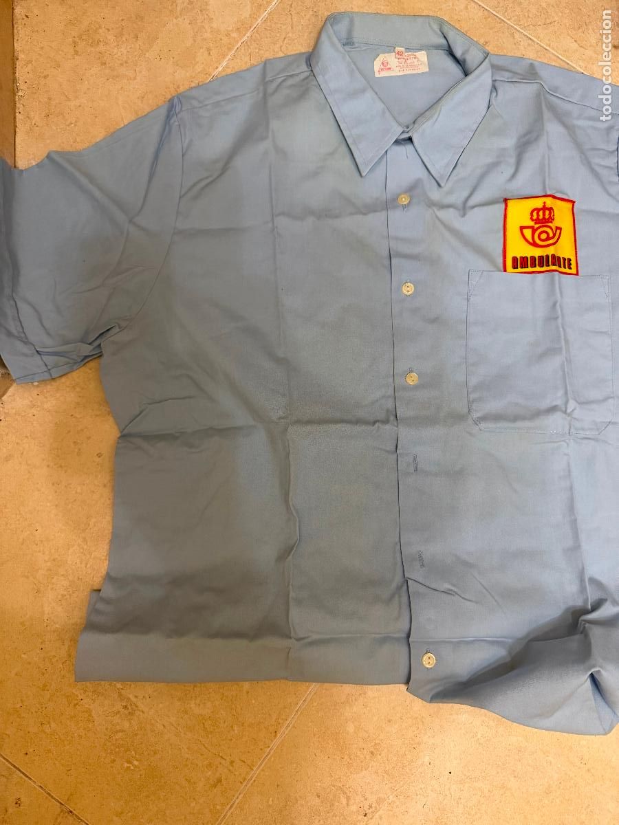 Coleccionismo: Camisa manga corta correos ambulante