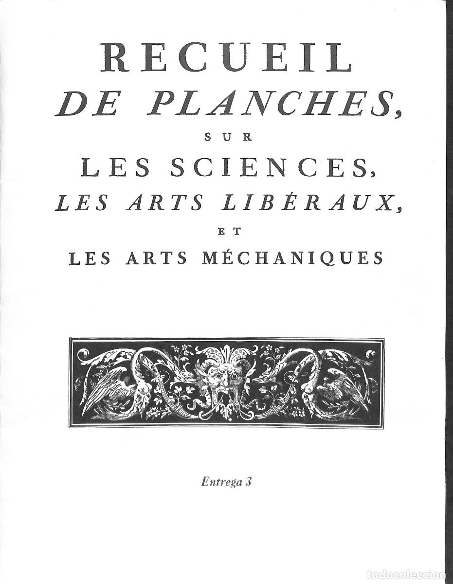Coleccionismo: Recuell de Planche, sur les sciences, les arts lib&eacute;raux, et les arts m&eacute;chaniques. 32 Carpetas.