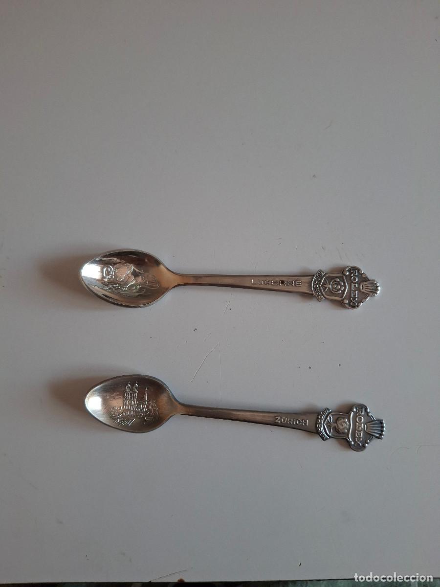 Coleccionismo: Dos cucharillas vintage