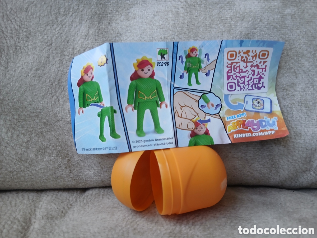 Coleccionismo: Huevo kinder playmobil DC Mera