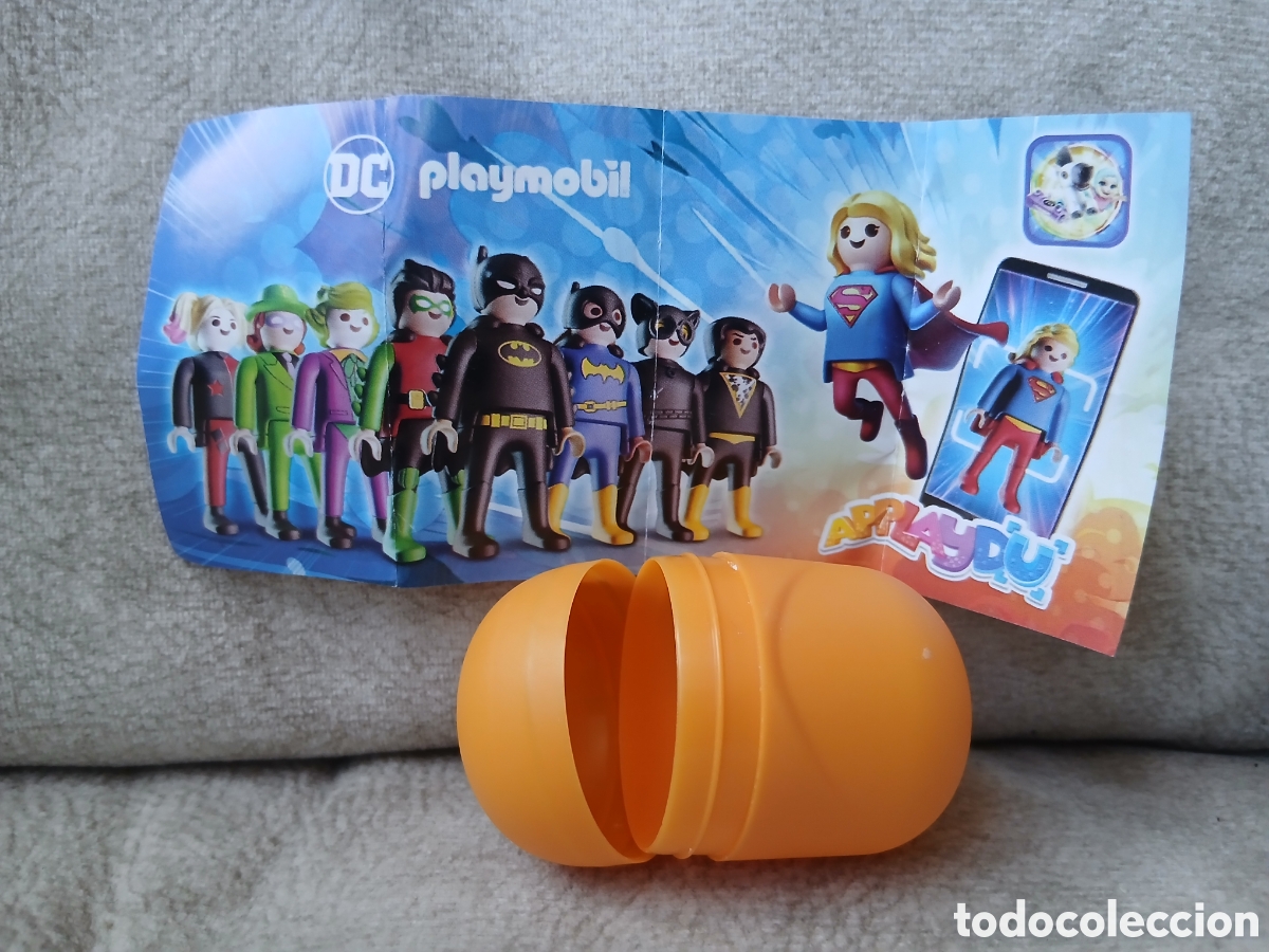 Coleccionismo: Huevo kinder playmobil DC Robin - Foto 2