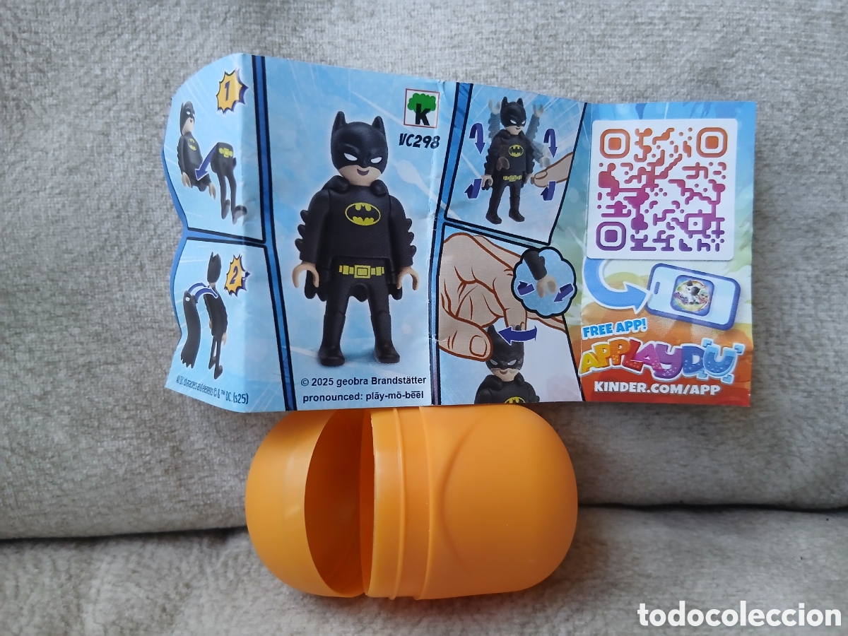 Coleccionismo: Huevo kinder playmobil DC Batman