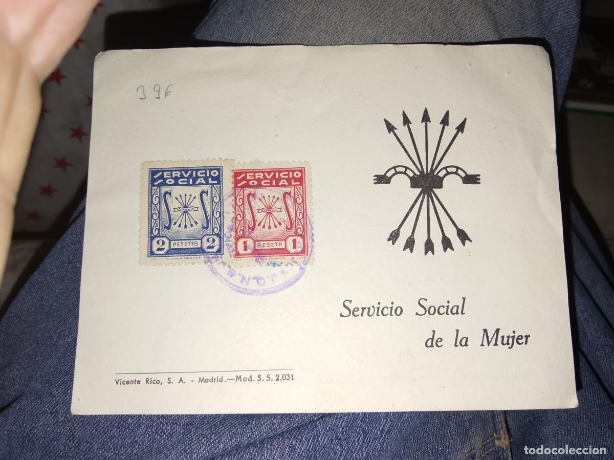 Coleccionismo: TARJETA SERVICIO SOCIAL DE LA MUJER 1956 huelva