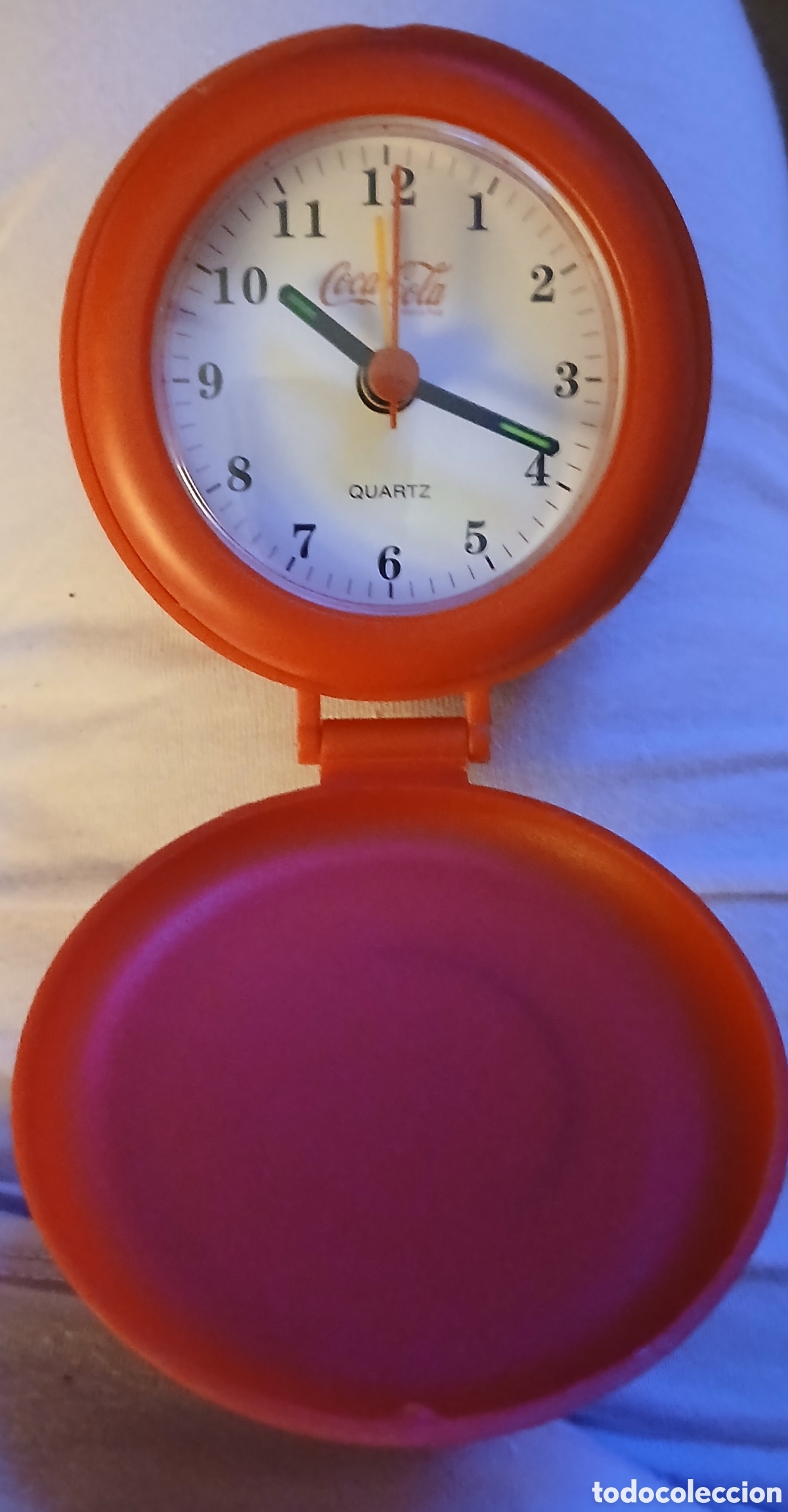 Coleccionismo: Reloj despertador propaganda de Coca-Cola.