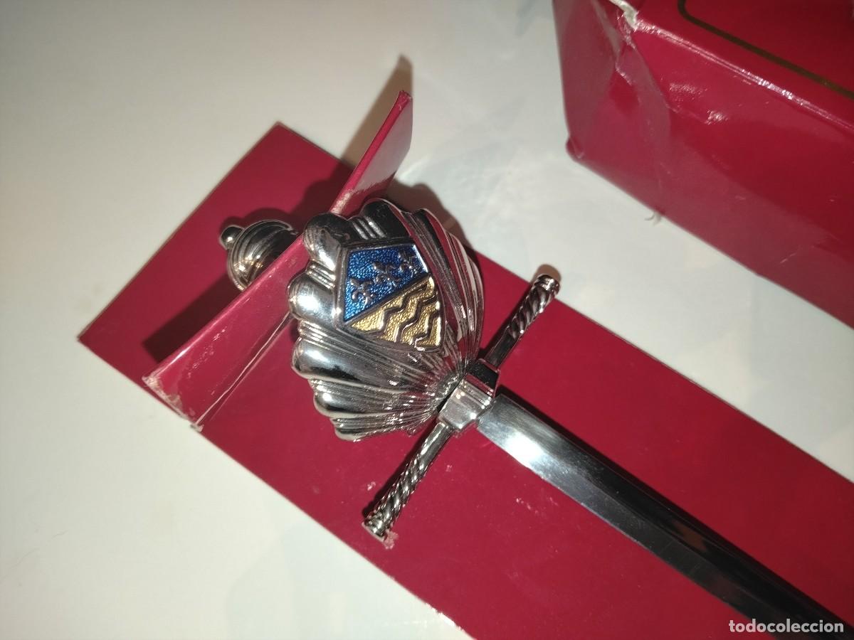 Colecionismo: MINI ESPADA DECORATIVA ABRECARTAS EN ACERO,ESPADA HIST&Oacute;RICA RAPPIERE (VER FOTOS)