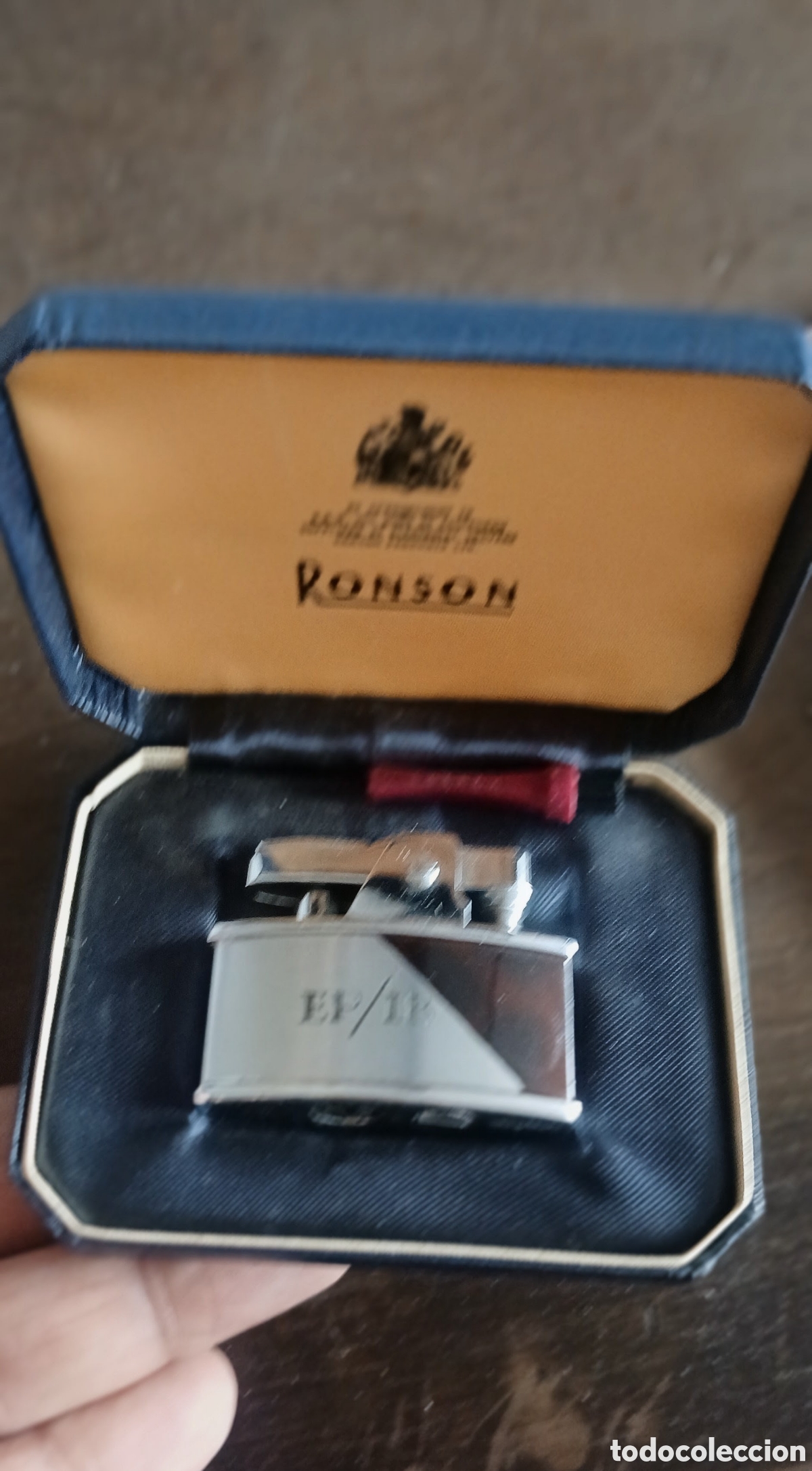 Sammeln: Encendedor Ronson Mylady de dos tonos, en caja.