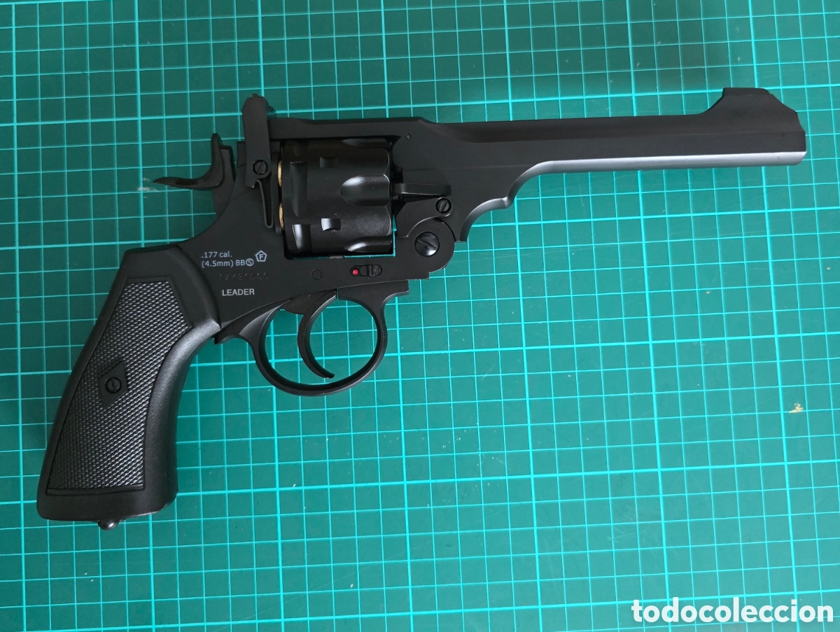 Coleccionismo: Revolver Webley Mark VI Negro Co2