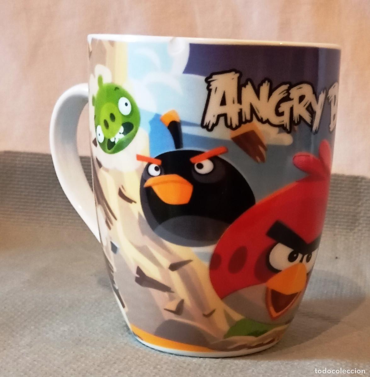 Coleccionismo: Taza de cer&aacute;mica con dise&ntilde;o de Angry Birds