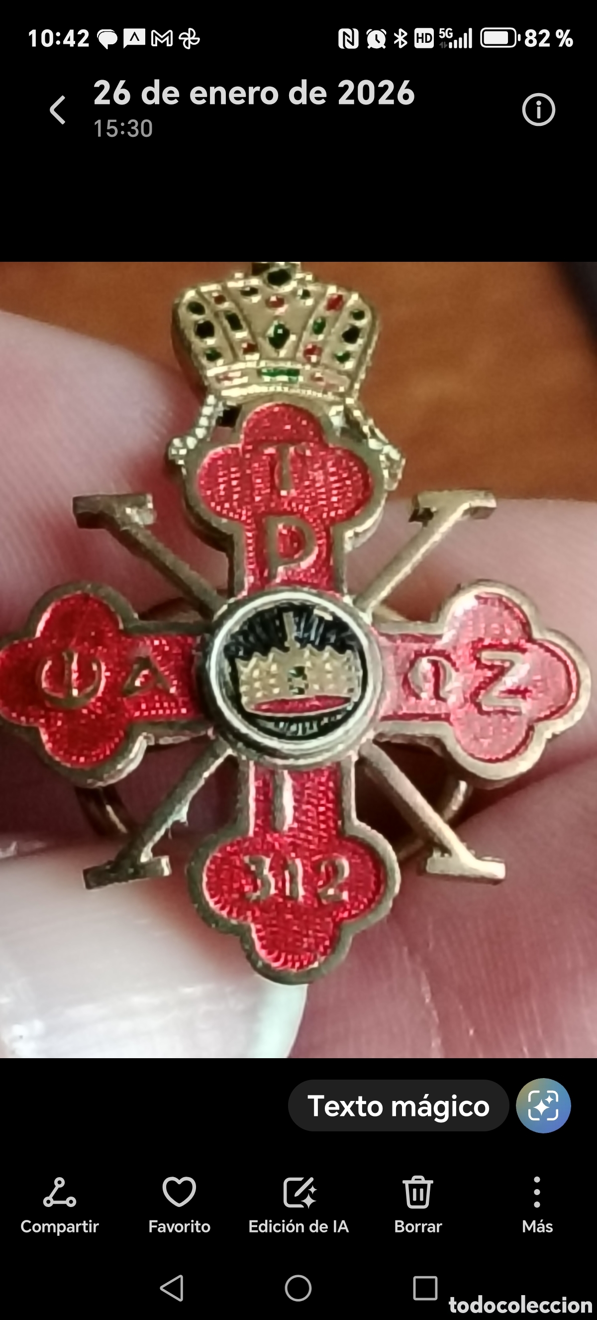 Coleccionismo: Insignia antigua a identificar