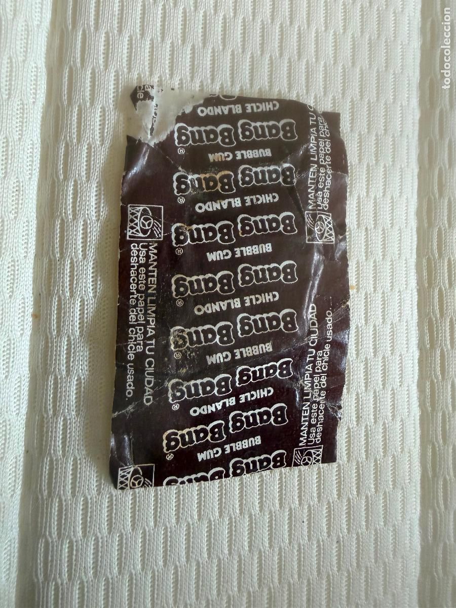Coleccionismo: Envoltorio chicle bang bang chocolate